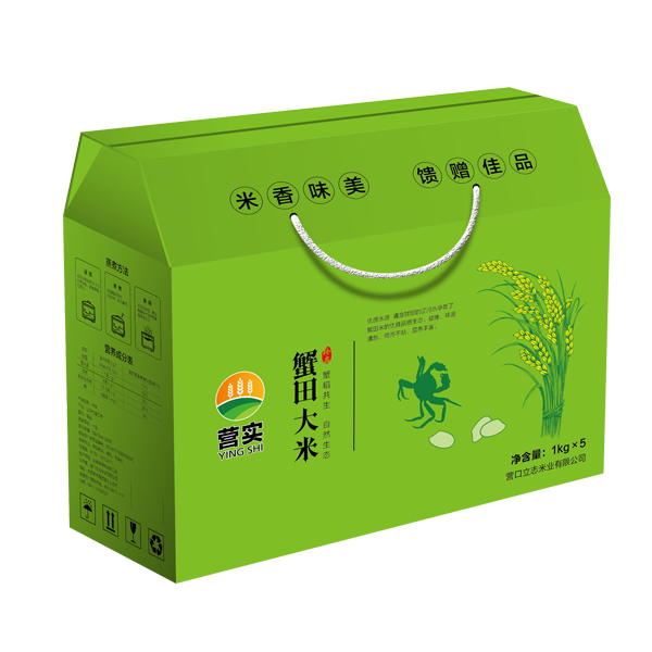 宁波蟹田大米礼盒1kg×5